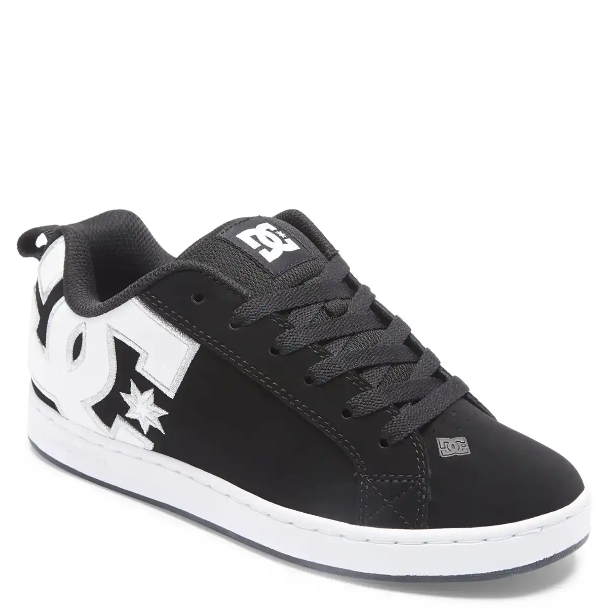 ZAPATILLAS MUJER DC SHOES URBANAS NEGRO COURT GRAFFIK CUERO - 2