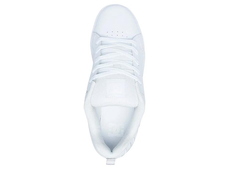 ZAPATILLAS MUJER DC SHOES URBANAS BLANCO COURT GRAFFIK CUERO - 4