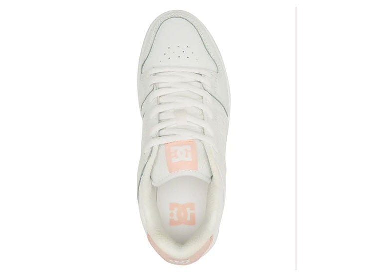ZAPATILLAS MUJER DC SHOES URBANAS BLANCO MANTECA 4 CUERO - 4