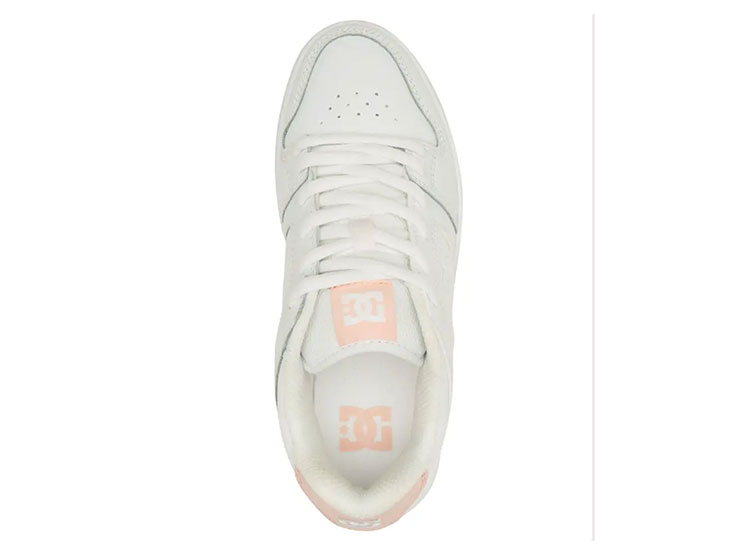 ZAPATILLAS MUJER DC SHOES URBANAS BLANCO MANTECA 4 CUERO - 4