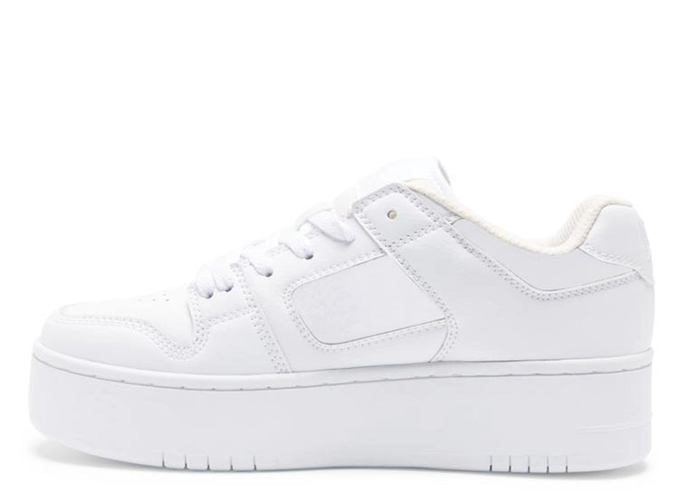 ZAPATILLAS MUJER DC SHOES URBANAS BLANCO MANTECA4 CUERO - 3