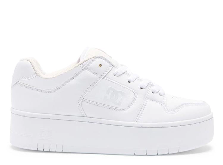 ZAPATILLAS MUJER DC SHOES URBANAS BLANCO MANTECA4 CUERO - 1