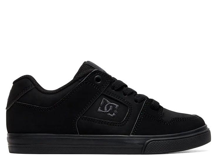 ZAPATILLAS UNISEX DC SHOES URBANAS NEGRO PURE LPB CUERO - 1