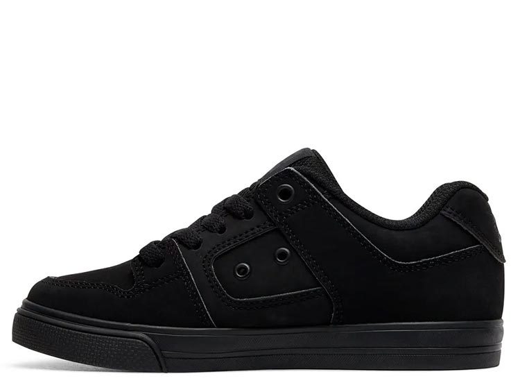 ZAPATILLAS UNISEX DC SHOES URBANAS NEGRO PURE LPB CUERO - 3