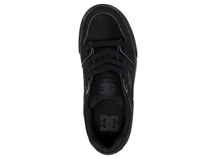 ZAPATILLAS UNISEX DC SHOES URBANAS NEGRO PURE LPB CUERO - 4