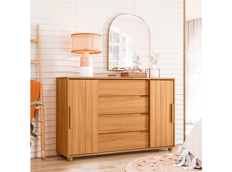 COMODA VEKKA HOME EVIDENZA RUSTIC 2P 4C - 7