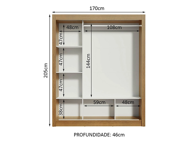 CLOSET VEKKA HOME MONACO 3P - 2