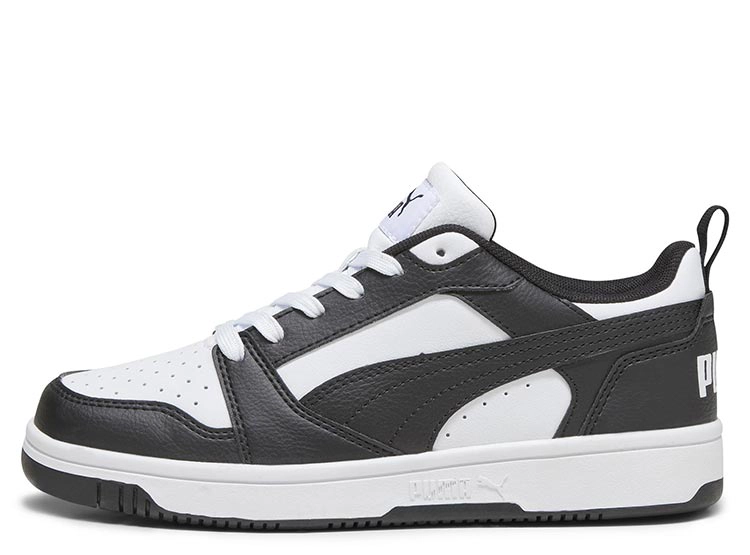 ZAPATILLAS UNISEX PUMA NEGRO REBOUND V6 LO JR - 1