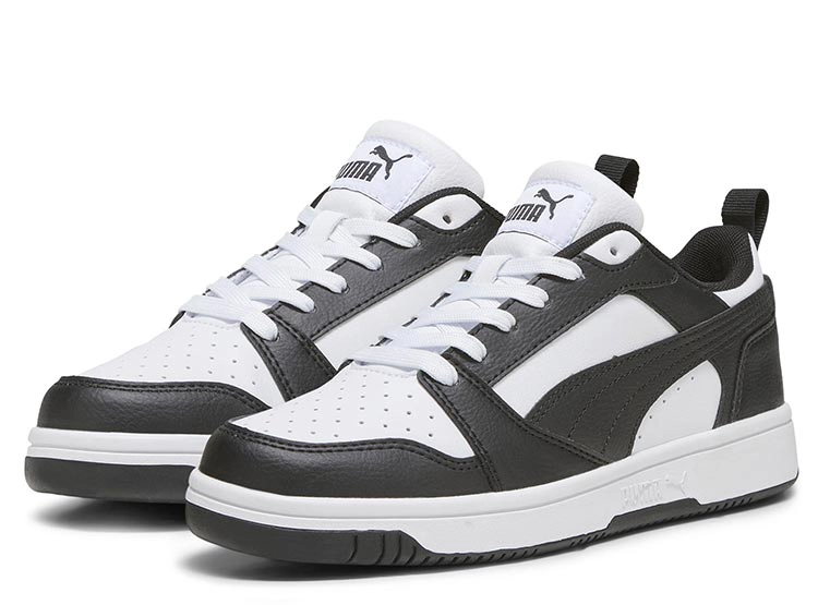 ZAPATILLAS UNISEX PUMA NEGRO REBOUND V6 LO JR - 3