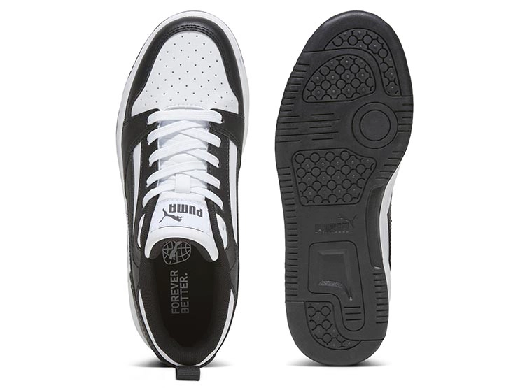ZAPATILLAS UNISEX PUMA NEGRO REBOUND V6 LO JR - 4