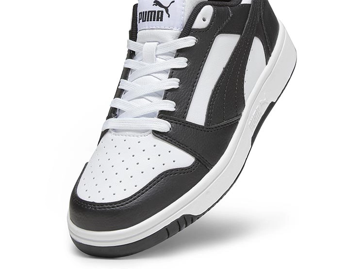ZAPATILLAS UNISEX PUMA NEGRO REBOUND V6 LO JR - 5