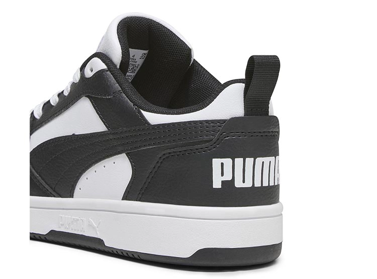 ZAPATILLAS UNISEX PUMA NEGRO REBOUND V6 LO JR - 6