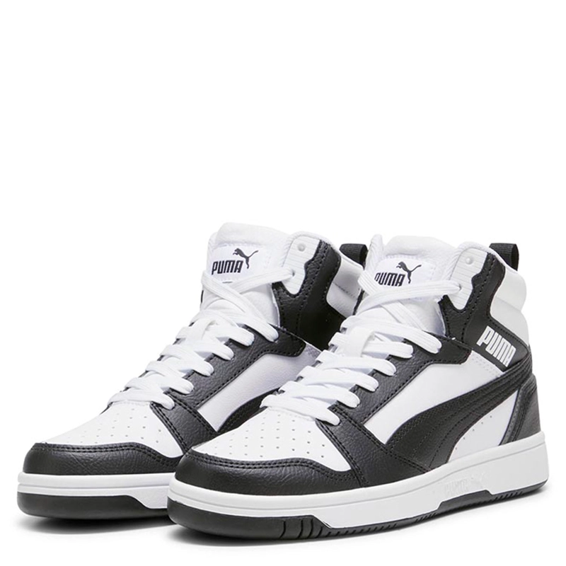 ZAPATILLAS UNISEX PUMA CASUALES NEGRO REBOUND V6 MID JR - 3