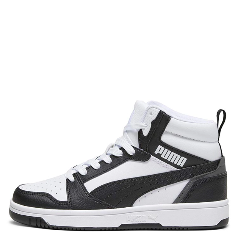 ZAPATILLAS UNISEX PUMA CASUALES NEGRO REBOUND V6 MID JR - 1