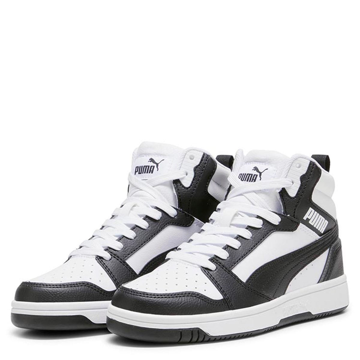 ZAPATILLAS UNISEX PUMA CASUALES NEGRO REBOUND V6 MID JR - 3