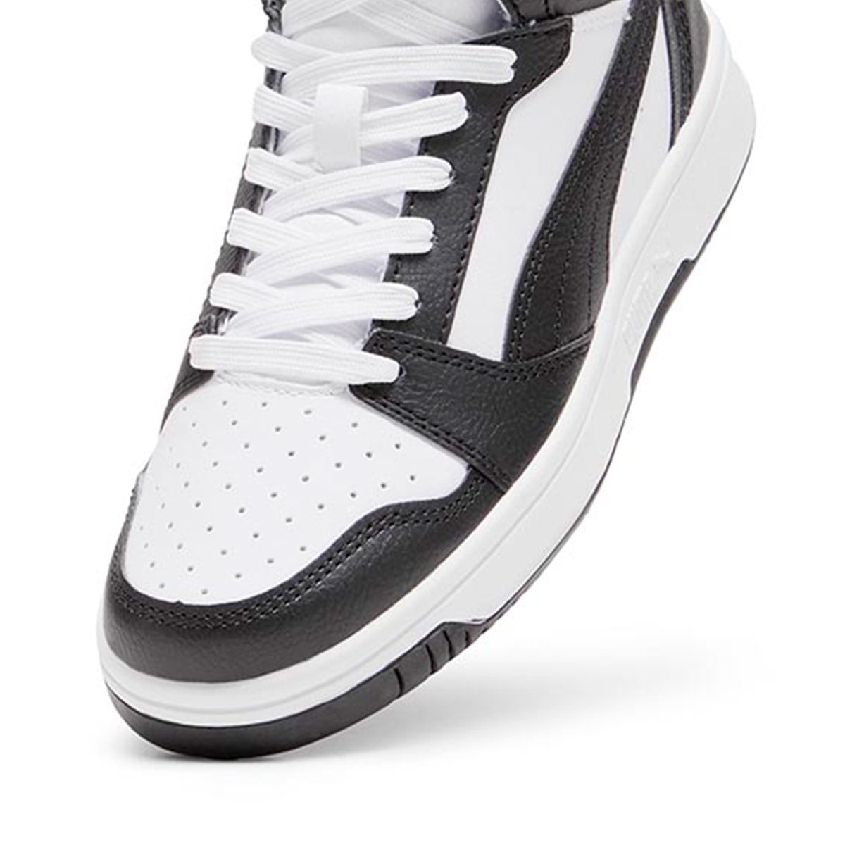 ZAPATILLAS UNISEX PUMA CASUALES NEGRO REBOUND V6 MID JR - 5