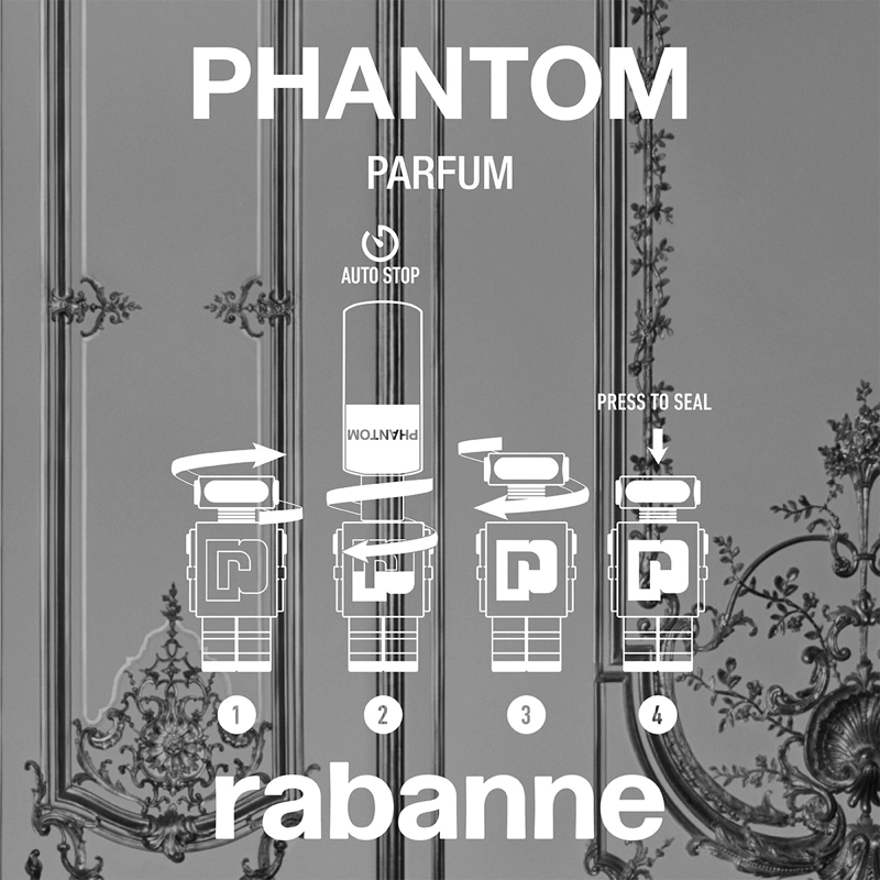 PERFUME RABANNE PHANTOM REFILL HOMBRE 200 ML - 3