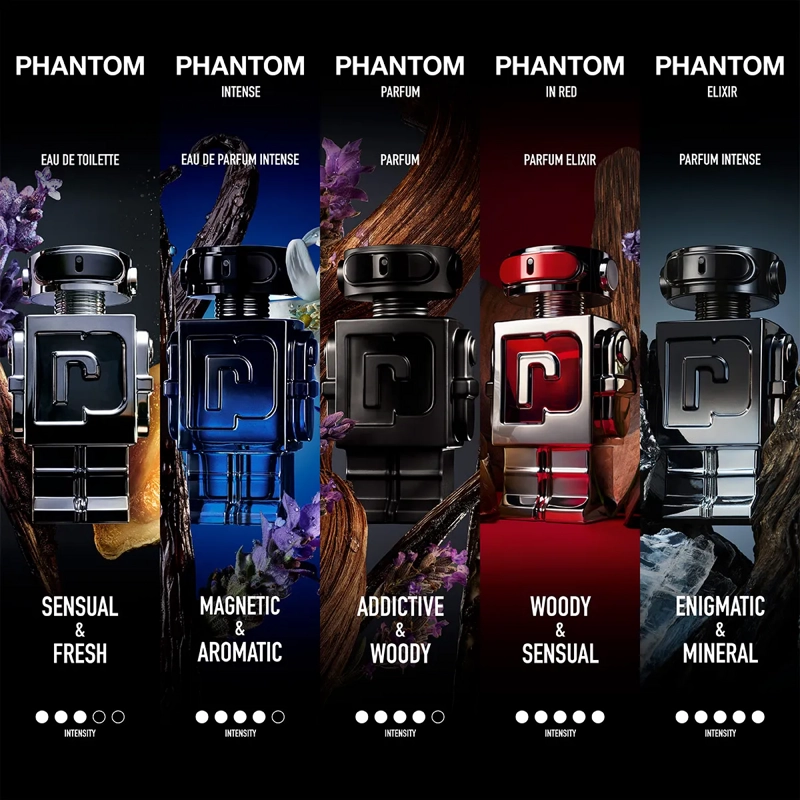 PERFUME RABANNE PHANTOM REFILL HOMBRE 200 ML - 5
