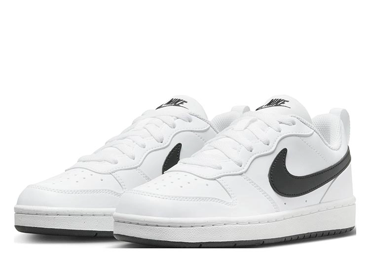 ZAPATILLAS CUERO UNISEX NIKE BÁSQUETBOL BLANCO COURT BOROUGH LOW RECRAFT - 3