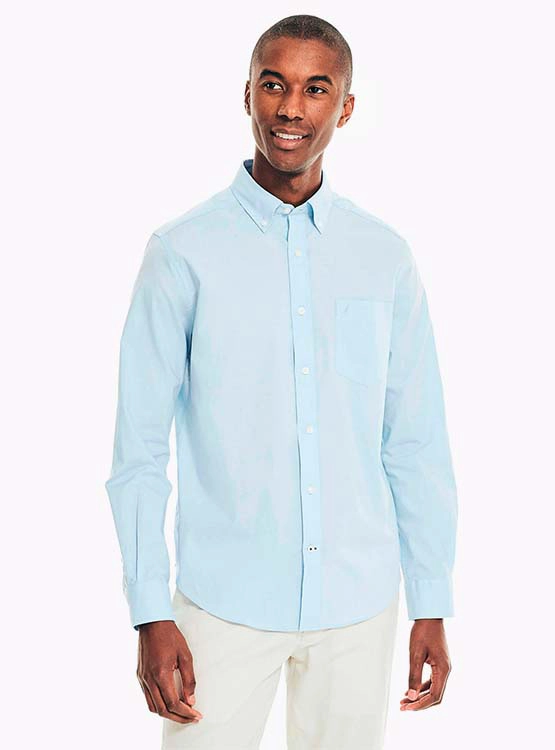 CAMISA MANGA LARGA REGULAR HOMBRE NAUTICA CLÁSICA - 1