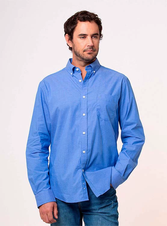CAMISA MANGA LARGA REGULAR HOMBRE NAUTICA CLÁSICA - 1