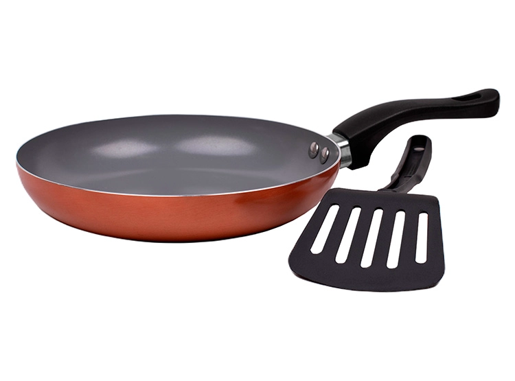 SET DORAL DUO SARTEN SALMON 22CM + ESPATULA - 2