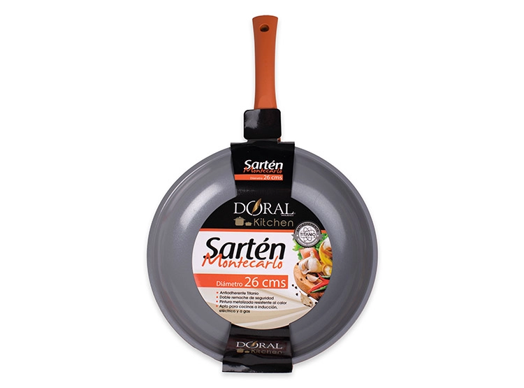 SARTEN DORAL MONTECARLO SALMON 26CM - 4
