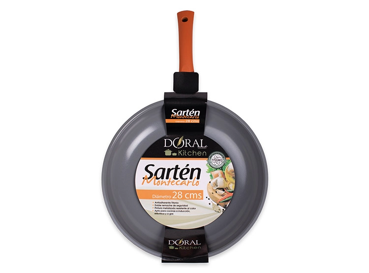 SARTEN DORAL MONTECARLO SALMON 28CM - 4