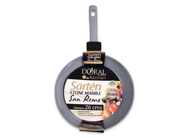 SARTEN DORAL SAN REMO GRIS 26CM - 4