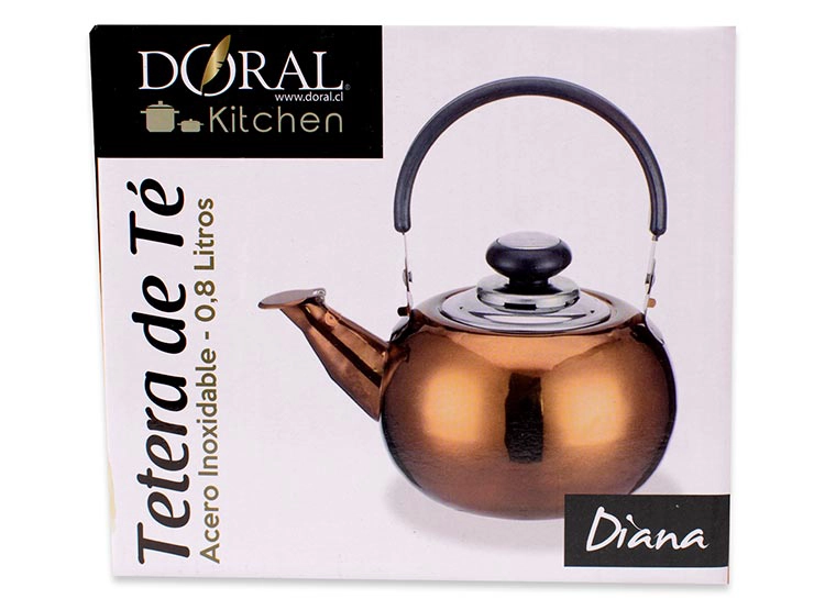 TETERA DORAL DIANA COBRE 0.8LT - 5