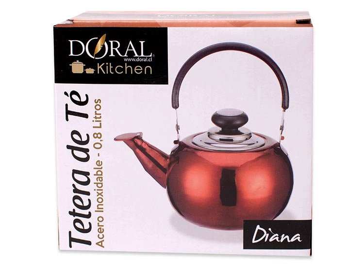 TETERA DORAL DIANA ROJO 0.8LT - 5