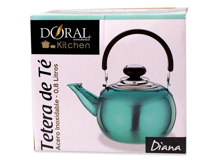 TETERA DORAL DIANA TURQUESA 0.8LT - 5
