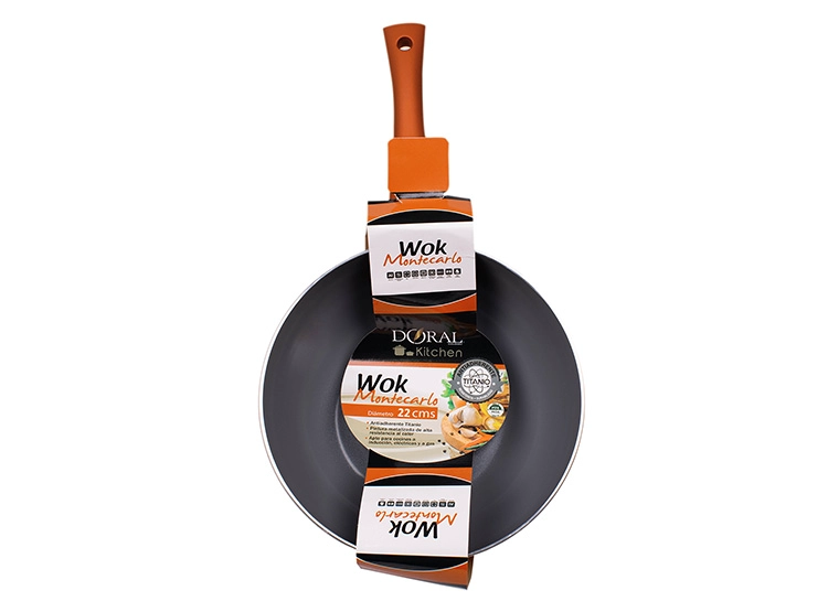 WOK DORAL MONT SALMON 22CM - 4