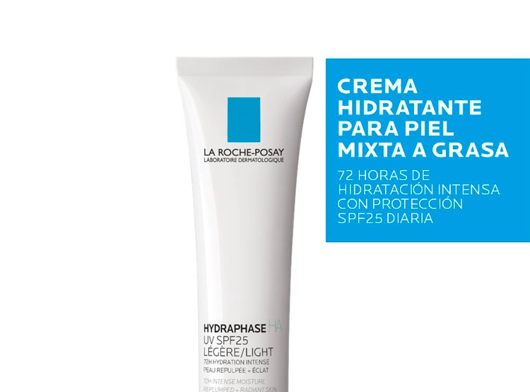 CREMA FACIAL LA ROCHE-POSAY HIDRATANTE HYDRAPHASE HA UV LIGHT SPF 25 40 ML - 3