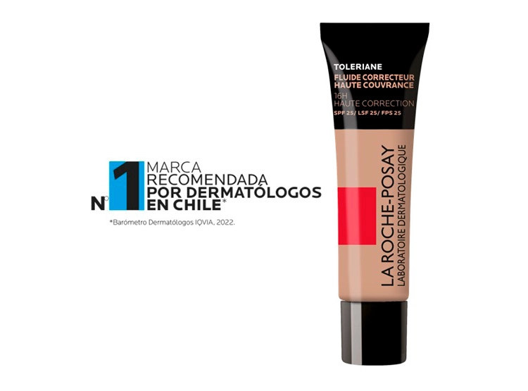 BASE LA ROCHE-POSAY ANTIMANCHAS FLUIDA CORRECTORA TOLERIANE MAKE UP TONO 13 30 ML - 2