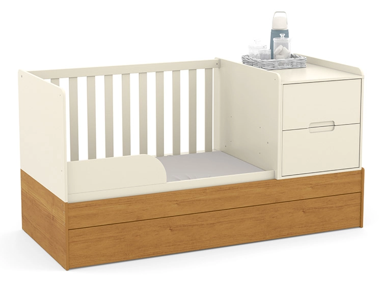 CUNA KIDSCOOL FORMARE ECOWOOD MULTIFUNCION BLANCO - 1