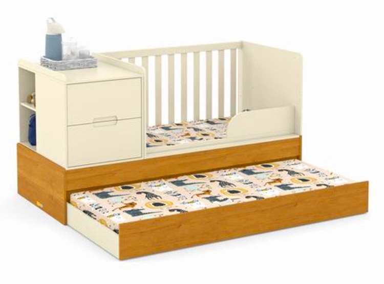 CUNA KIDSCOOL FORMARE ECOWOOD MULTIFUNCION BLANCO - 3