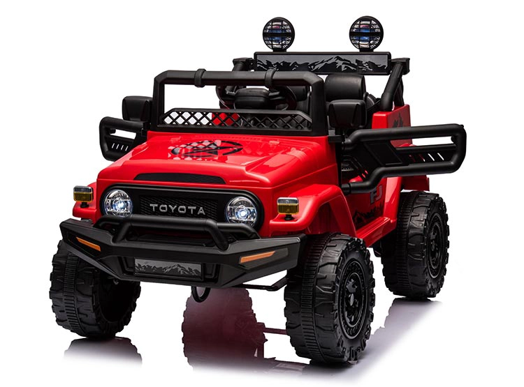 JEEP A BATERIA KIDSCOOL TOYOTA FJ CRUSIER ROJO 12V - 4