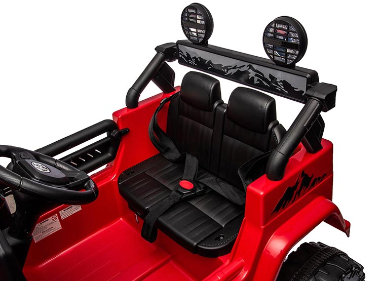 JEEP A BATERIA KIDSCOOL TOYOTA FJ CRUSIER ROJO 12V - 7