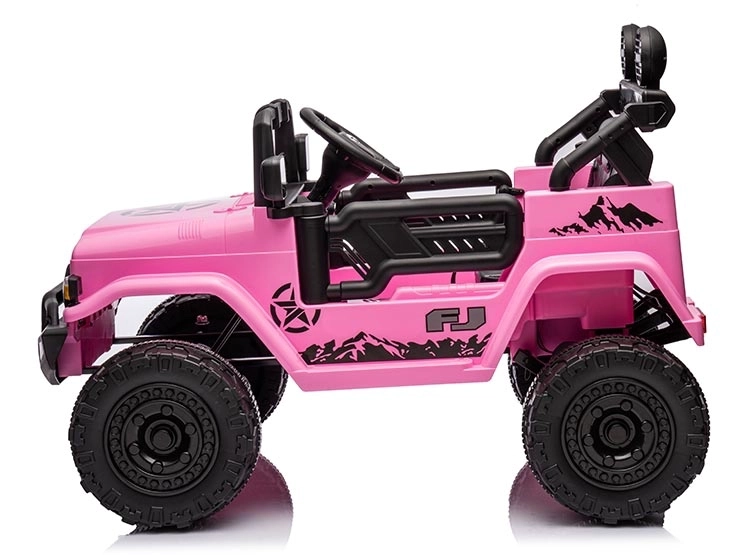 JEEP A BATERIA KIDSCOOL TOYOTA FJ CRUSIER ROSADO 12V - 2