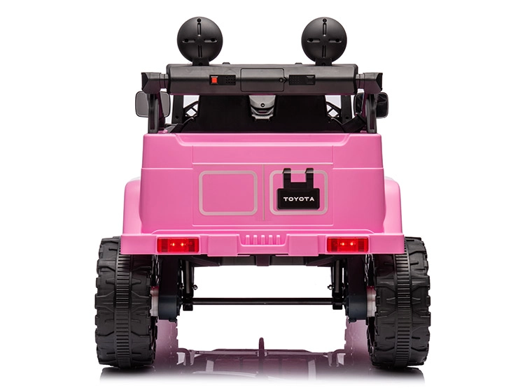 JEEP A BATERIA KIDSCOOL TOYOTA FJ CRUSIER ROSADO 12V - 3