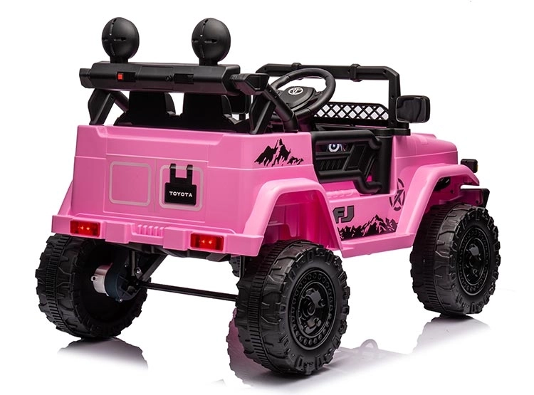 JEEP A BATERIA KIDSCOOL TOYOTA FJ CRUSIER ROSADO 12V - 4