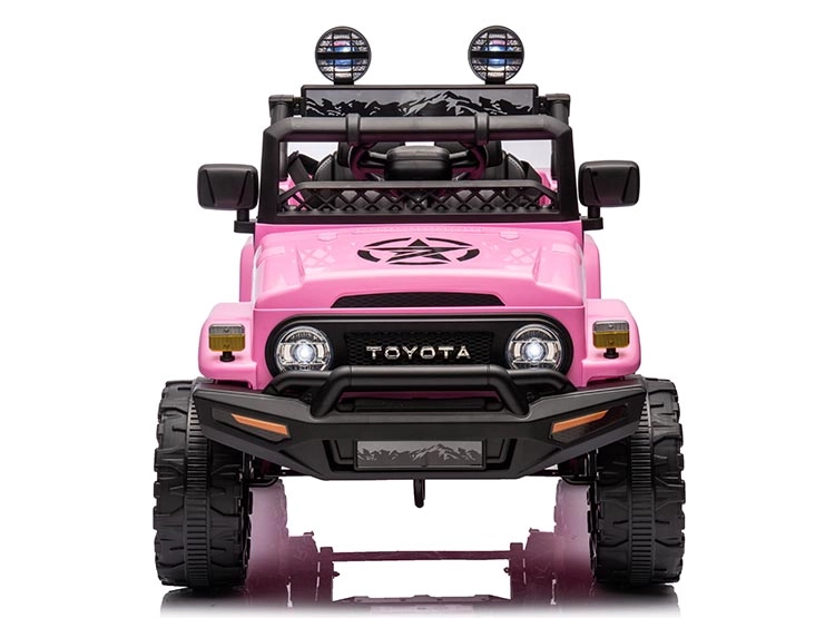 JEEP A BATERIA KIDSCOOL TOYOTA FJ CRUSIER ROSADO 12V - 6