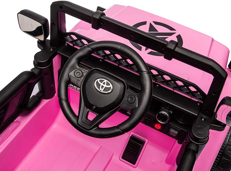 JEEP A BATERIA KIDSCOOL TOYOTA FJ CRUSIER ROSADO 12V - 9