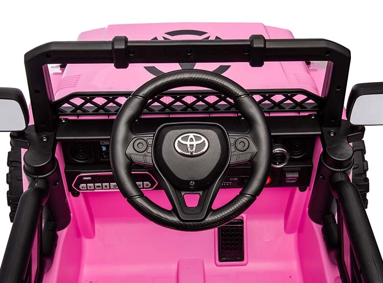 JEEP A BATERIA KIDSCOOL TOYOTA FJ CRUSIER ROSADO 12V - 10