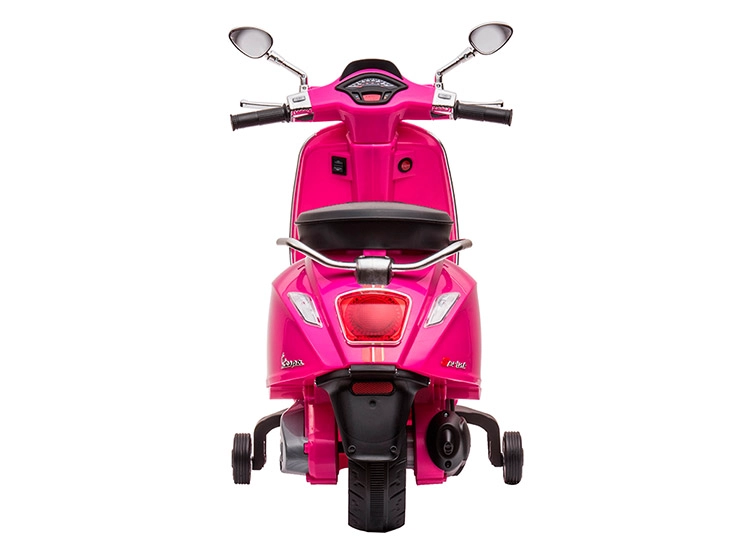MOTO A BATERIA KIDSCOOL VESPA SPRINT ROSADA 12V - 4