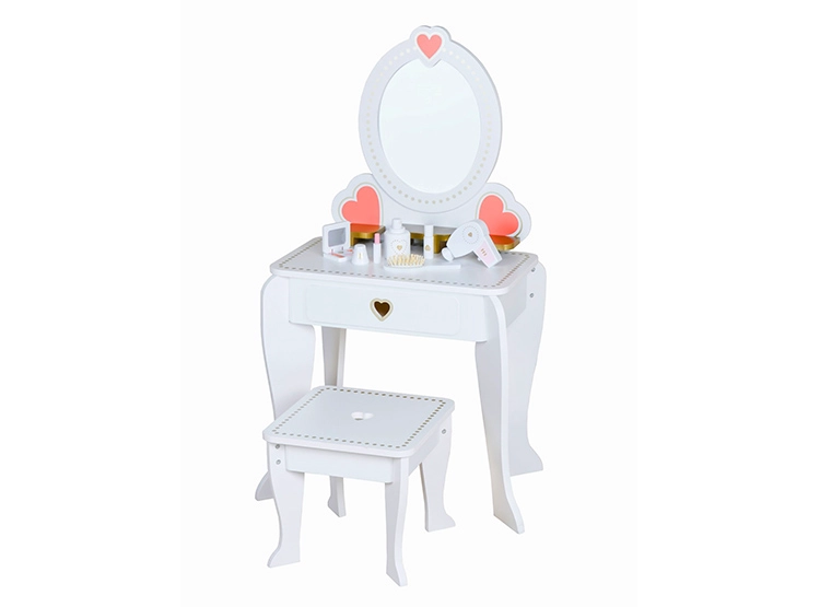 TOCADOR KIDSCOOL LOVE CON ACCESORIOS BLANCO - 2