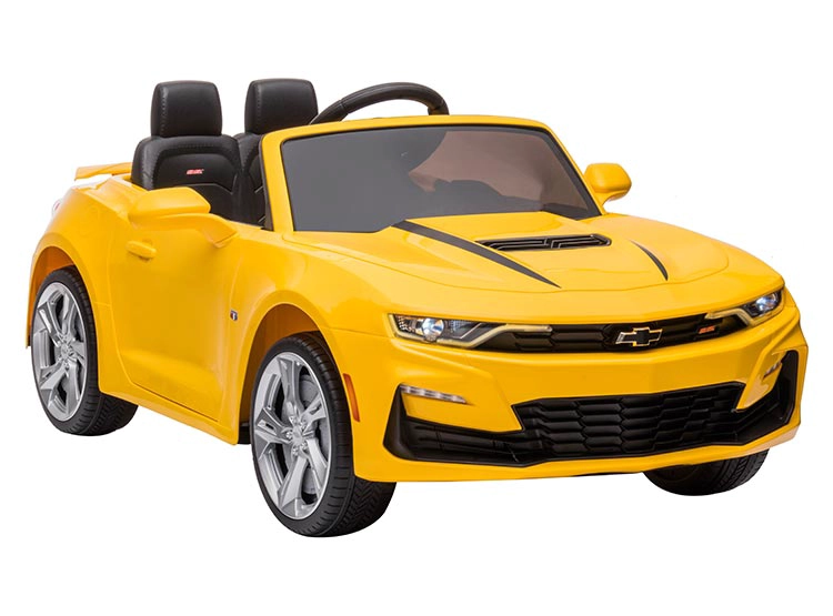 AUTO A BATERIA KIDSCOOL CHEVROLET CAMARO AMARILLO 12V - 5