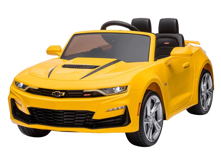 AUTO A BATERIA KIDSCOOL CHEVROLET CAMARO AMARILLO 12V - 7