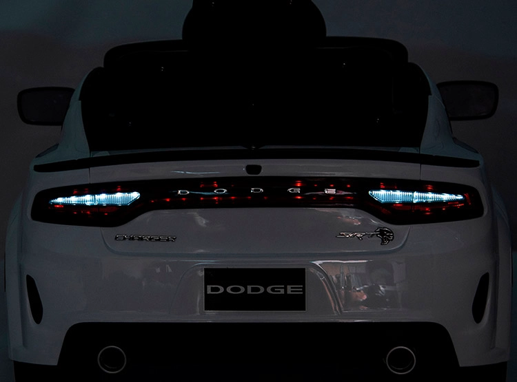 AUTO A BATERIA KIDSCOOL DODGE CHARGER SRT BLANCO 12V - 12